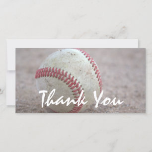 Baseball Vielen Dank Dankeskarte