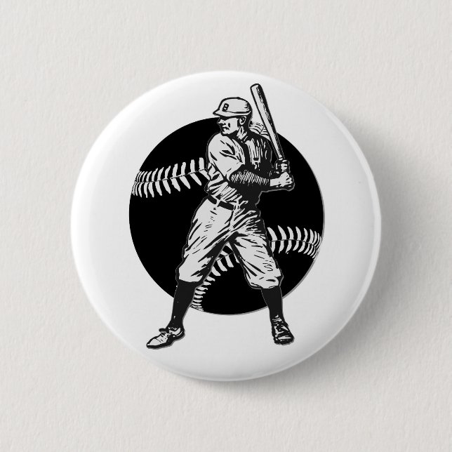 Baseball:Vintag Button (Vorderseite)