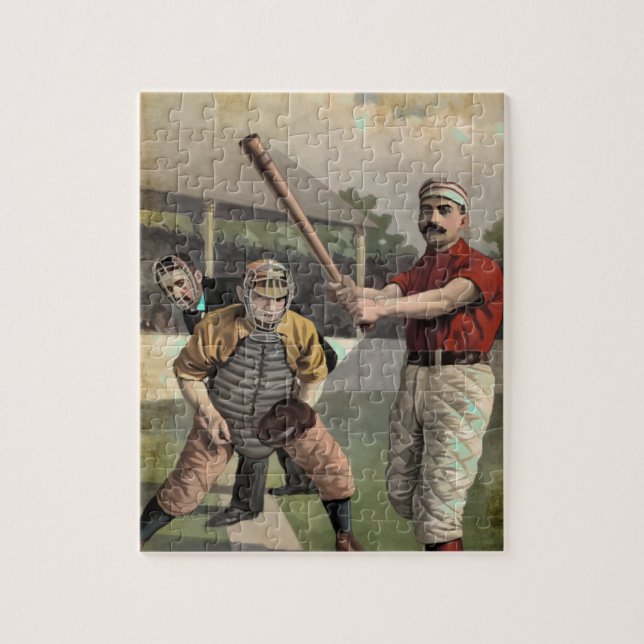 Baseball:Vintag Puzzle (Vertikal)