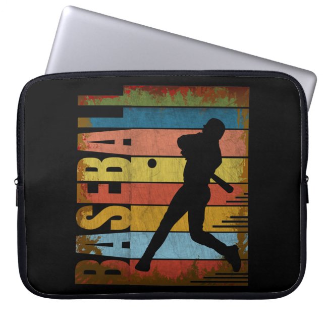 BASEBALL VINTAG STIL LAPTOPSCHUTZHÜLLE (Vorderseite)