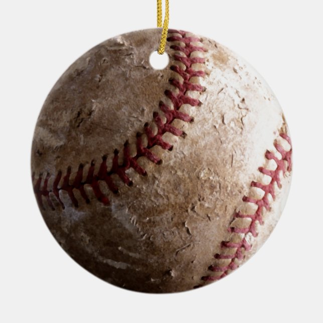 Baseball Vintag Style Retro Ornament (Vorne)