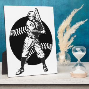 Baseball: Vintage Fotoplatte