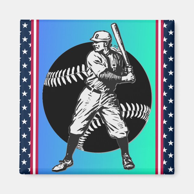 Baseball: Vintage Magnet (Vorne)