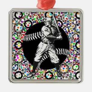 Baseball:Vintage Metallverzierung Ornament Aus Metall