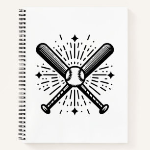 Baseball Vintage Notizbuch