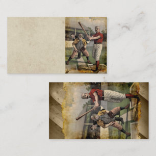 Baseball:Vintage Visitenkarte
