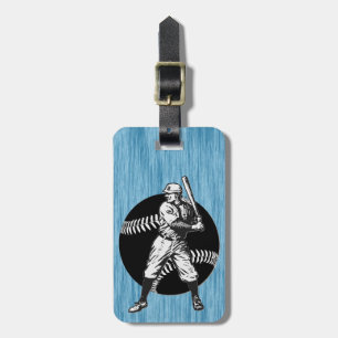 Baseball: Vintager Gepäckanhänger
