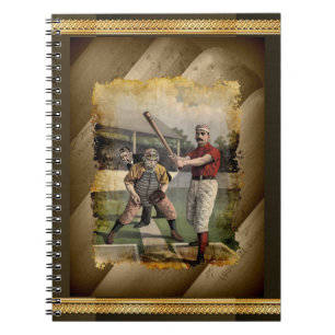 Baseball:Vintages Notebook Notizblock