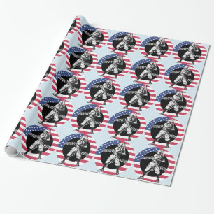 Baseball: Vintages Wrapping Paper Geschenkpapier
