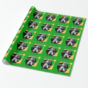 Baseball: Vintages Wrapping Paper Geschenkpapier