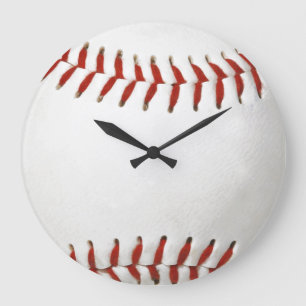 Baseball - Wall Clock Große Wanduhr