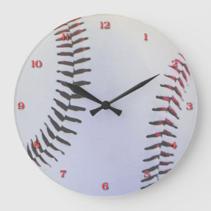 Baseball-Wall-Uhr Große Wanduhr