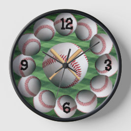Baseball-Wall-Uhr Uhr