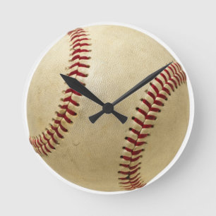 Baseball-Wanduhr Runde Wanduhr