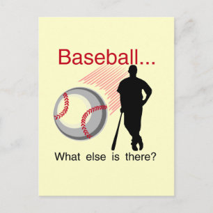 Baseball, was sonst T - Shirt und Geschenke Postkarte