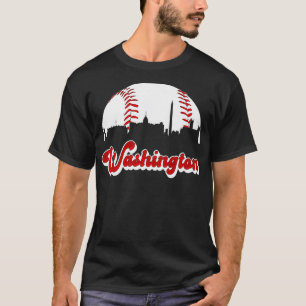 Baseball Washington DC Team, Liebe Baseball Nation T-Shirt