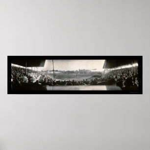 Baseball Washington Park Foto 1911 Poster