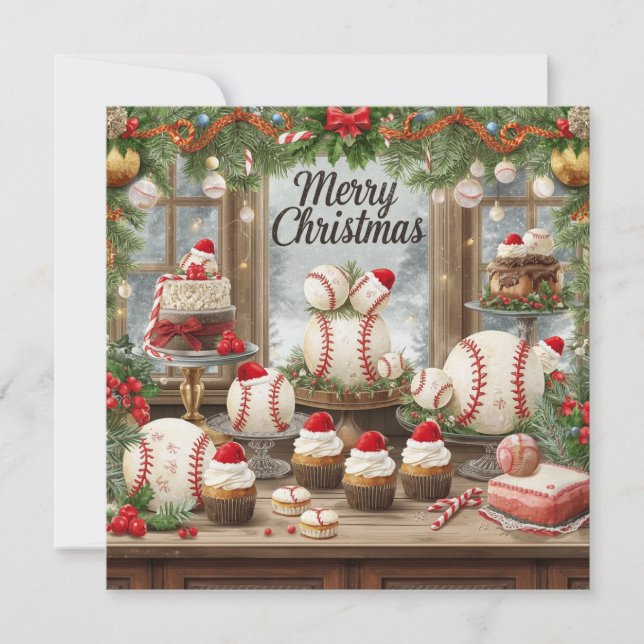 Baseball Weihnachten (Vorderseite)
