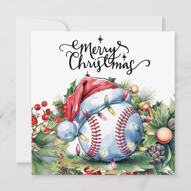 Baseball Weihnachten (Vorderseite)