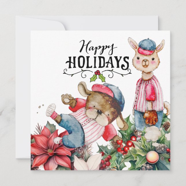 Baseball Weihnachten (Vorderseite)
