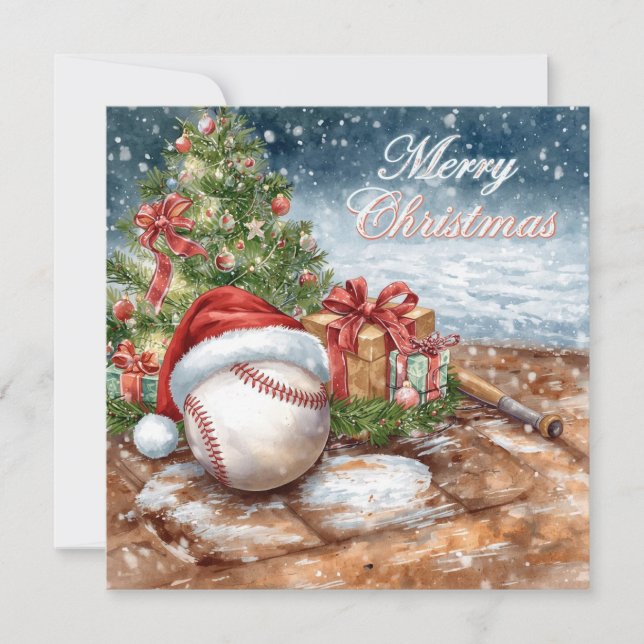 Baseball Weihnachten (Vorderseite)