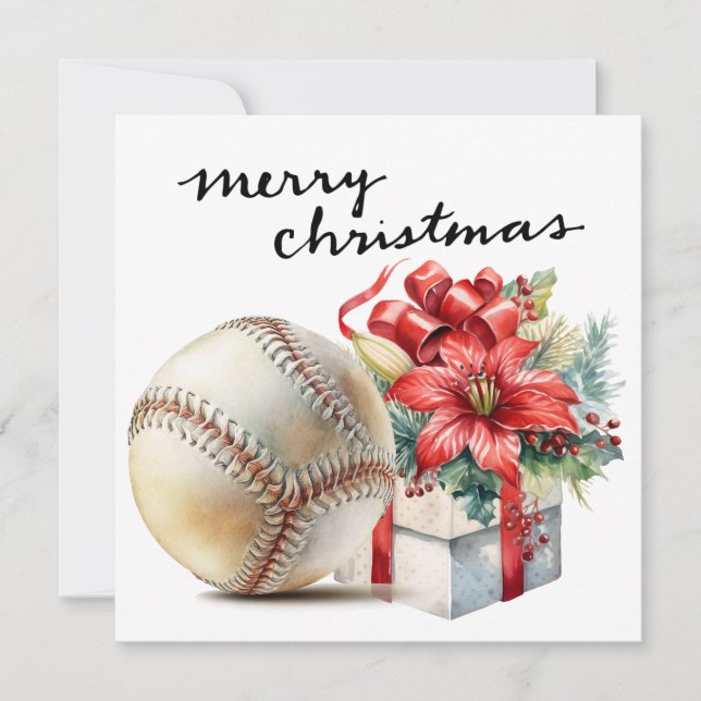 Baseball Weihnachten (Vorderseite)