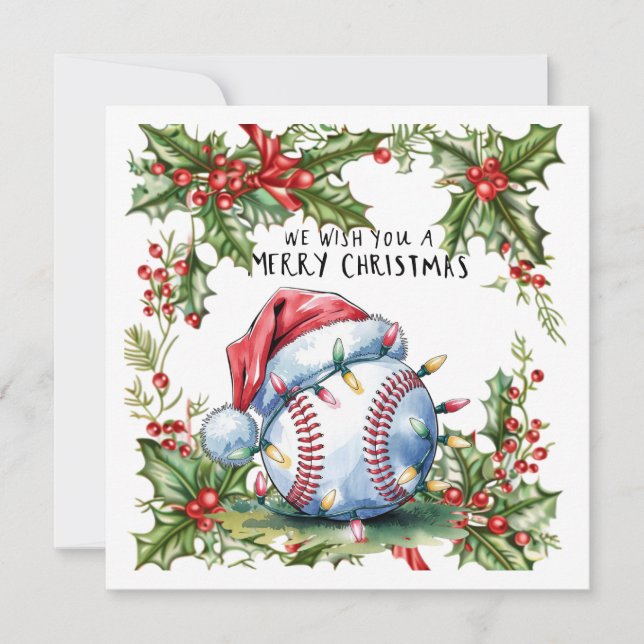 Baseball Weihnachten (Vorderseite)