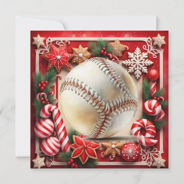 Baseball Weihnachten (Vorderseite)