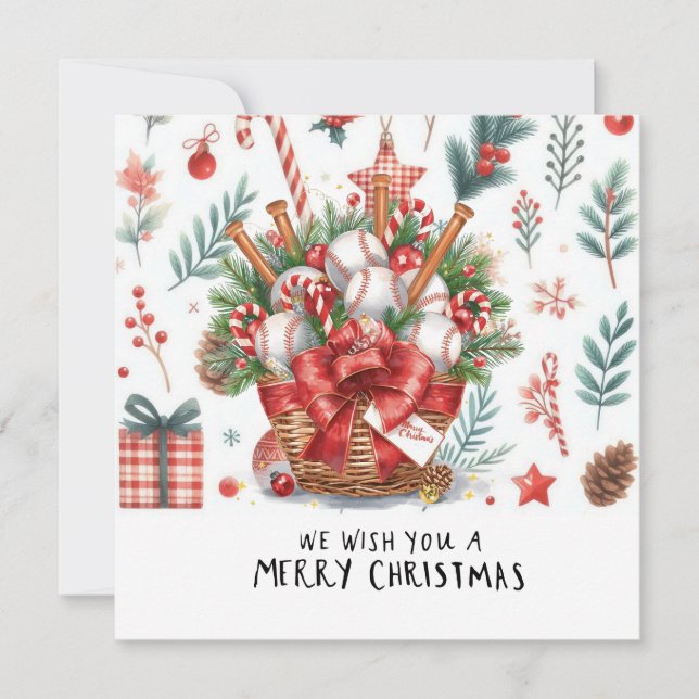 Baseball Weihnachten (Vorderseite)