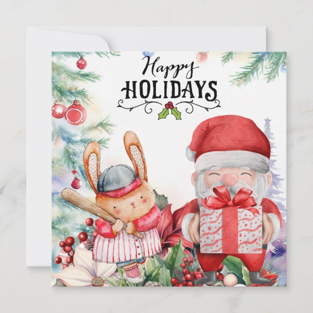Baseball Weihnachten (Vorderseite)