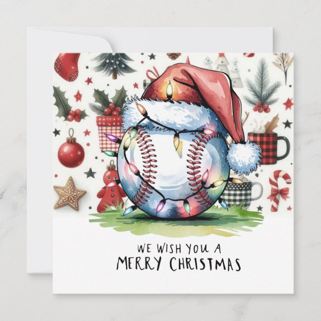 Baseball Weihnachten (Vorderseite)