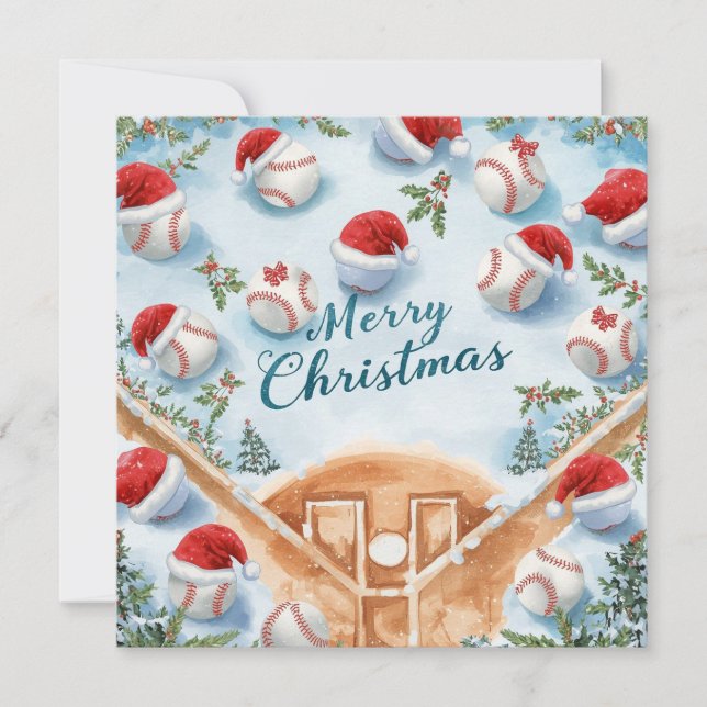 Baseball Weihnachten (Vorderseite)
