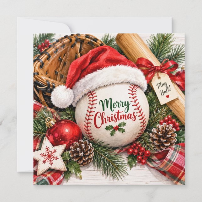 Baseball Weihnachten  (Vorderseite)