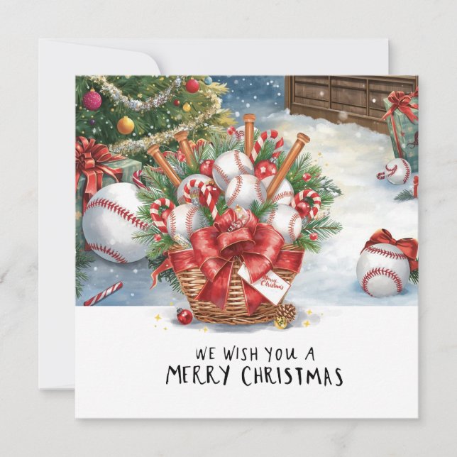 Baseball Weihnachten (Vorderseite)