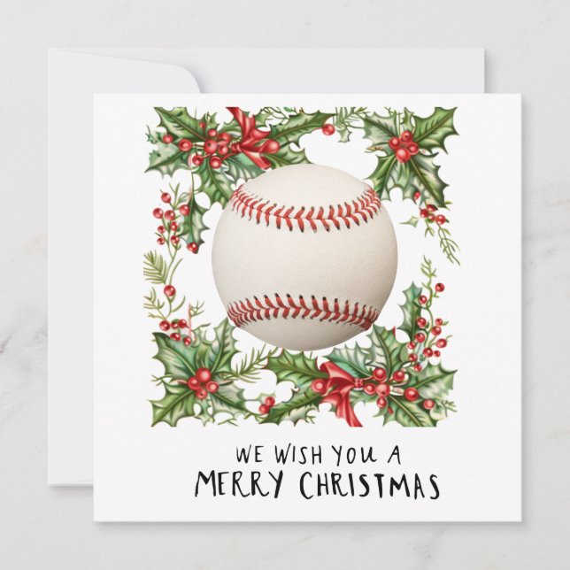 Baseball Weihnachten (Vorderseite)