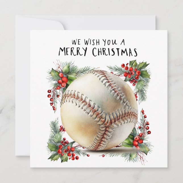 Baseball Weihnachten (Vorderseite)