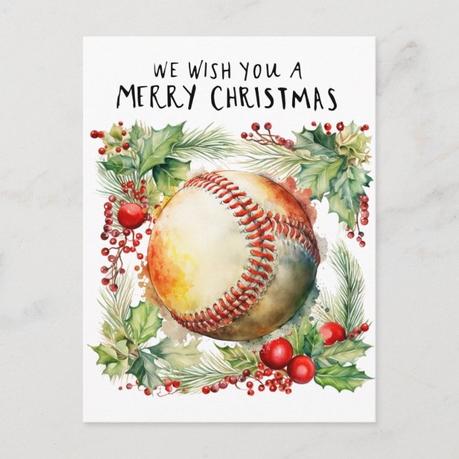 Baseball Weihnachten (Vorderseite)
