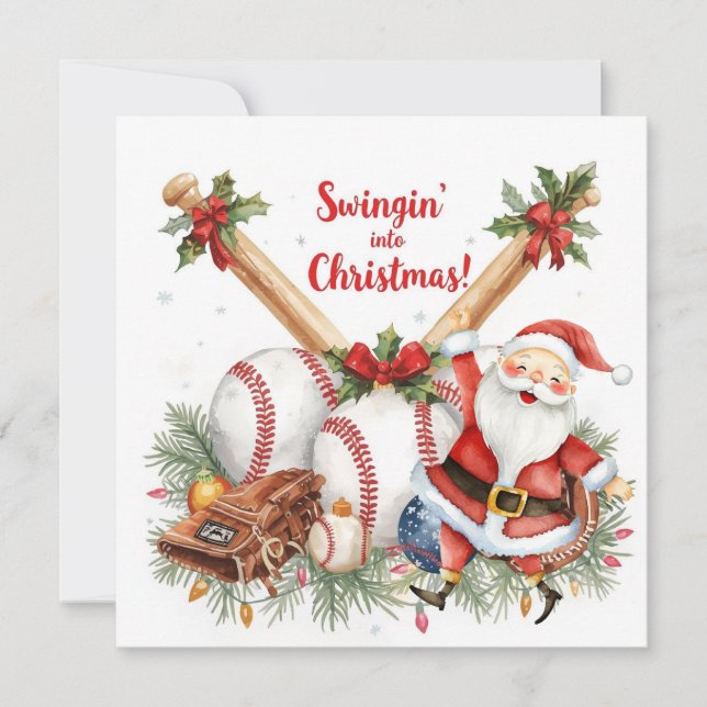 Baseball Weihnachten (Vorderseite)