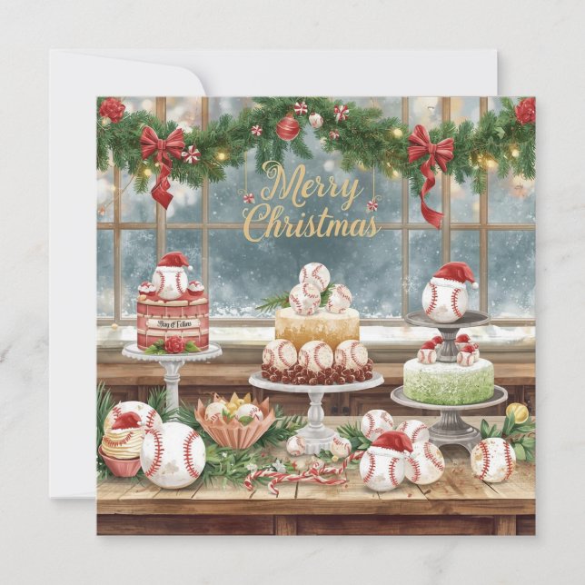 Baseball Weihnachten (Vorderseite)