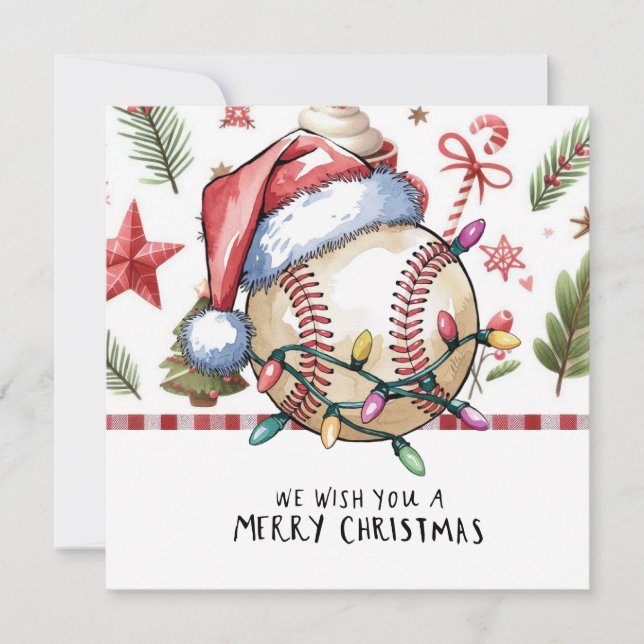 Baseball Weihnachten (Vorderseite)