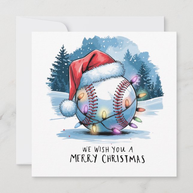 Baseball Weihnachten (Vorderseite)