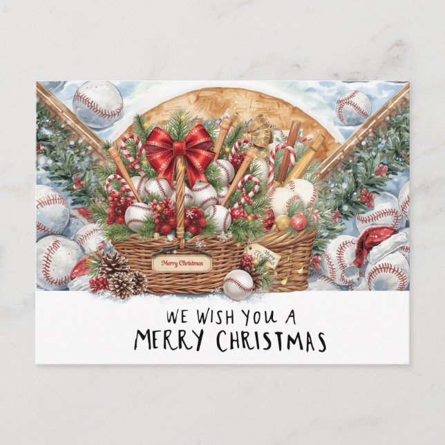 Baseball Weihnachten (Vorderseite)