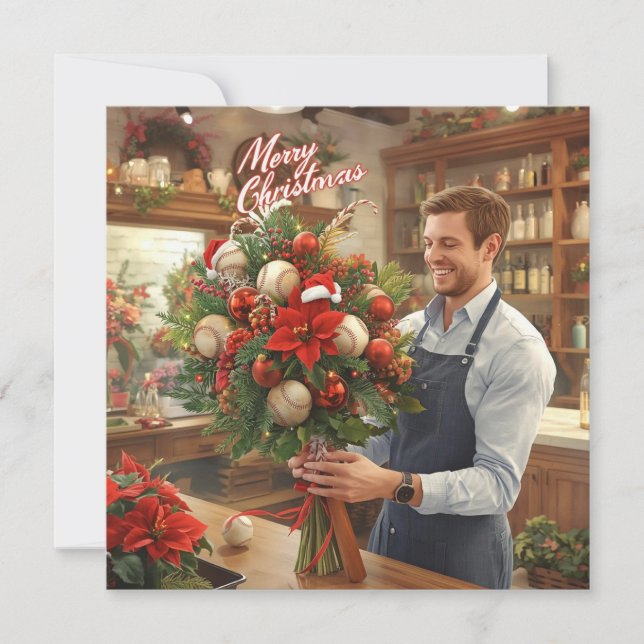 Baseball Weihnachten (Vorderseite)