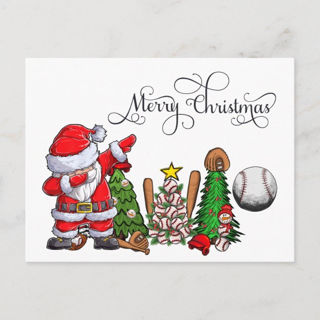 Baseball Weihnachten mit Geschenken und Ball Urlau (Vorderseite)