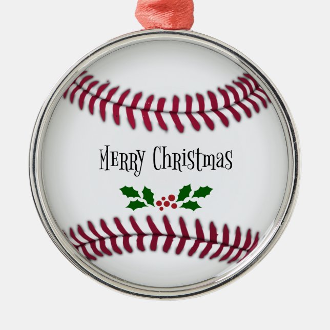 Baseball Weihnachten Ornament Aus Metall
