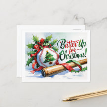 Baseball Weihnachten Thema