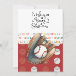 Baseball Weihnachten Thema