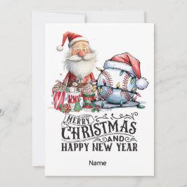 Baseball Weihnachten Thema