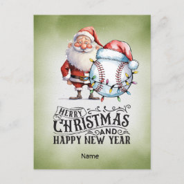 Baseball Weihnachten Thema