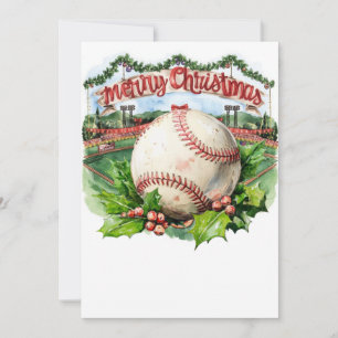 Baseball Weihnachten Thema im Stadion